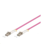 Gigalight LCU-LCU-OM4-1M-D optikai patch kábel 4xLC Duplex 1m - Rózsaszín (LCU-LCU-OM4-1M-D)