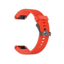 Gigapack 20mm szilikon, QuickFit csatlakozású Garmin pótszíj rombusz mintás piros (GP-149212) okosóra kellék