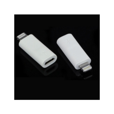Gigapack Adapter (microUSB - lightning 8pin, csatlakozóhoz, MD820ZM / A kompatibilis) FEHÉR mobiltelefon kellék