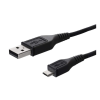 Gigapack Adatkábel és töltő (USB - microUSB, 80cm) FEKETE Nokia 7610, Nokia 2700 Classic, Nokia 6730 Classic, Nokia 7230, Samsung Xcover (GT-E2370), MyPhone 1055, MyPhone 8890 Sense, Evolve GX730 Phantom,