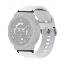 Gigapack Amazfit Active Edge pótszíj (egyedi méret, szilikon) fehér okosóra kellék