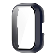 Gigapack Amazfit Active műanyag keret (bumper, ütésállóság + kijelzővédő üveg) sötétkék okosóra kellék