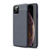 Gigapack Apple iPhone 11 Pro Max Szilikon Tok - Sötétkék/Varrás minta