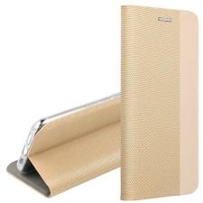 Gigapack Apple iPhone 14 Plus textil mintás fliptok aranyszínű (GP-129298) (GP-129298) tok és táska