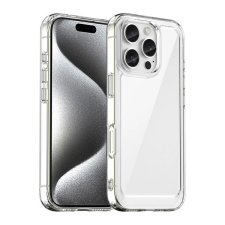 Gigapack Apple iPhone 16 Pro szilikon telefonvédő (ütésállóság, átlátszó hátlap) átlátszó mobiltelefon kellék