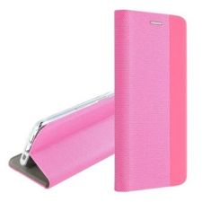 Gigapack Apple iPhone 16 Pro textil mintás fliptok rózsaszín (GP-160257) (GP-160257) tok és táska