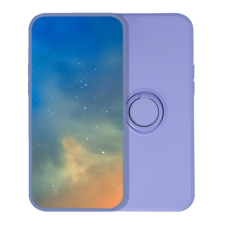 Gigapack Apple iPhone 16e szilikon telefonvédő (tartógyűrű, mikrofiber plüss belső, mágneses, kameravédő) lila mobiltelefon kellék