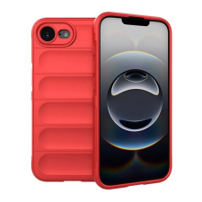 Gigapack Apple iPhone 16e szilikon telefonvédő (ütésállóság, kameravédő, 3d) piros tok és táska