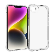 Gigapack Apple iPhone 16e szilikon telefonvédő (ütésállóság, légpárnás sarok) átlátszó tok és táska