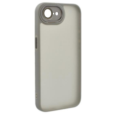 Gigapack Apple iPhone 16e szilikon tok akril hátlappal világosszürke (GP-167732) (GP-167732) tok és táska