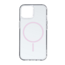 Gigapack Apple iPhone Air szilikon telefonvédő (ultravékony, műanyag hátlap, magsafe, légpárnás sarok) rózsaszín tok és táska