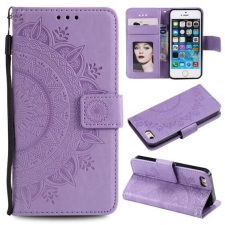 Gigapack Apple iPhone SE (2016) mandala mintás fliptok lila (GP-81293) (GP-81293) tok és táska