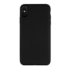 Gigapack Apple iPhone XR 6.1" Szilikon telefonvédő (karbon minta, fekete) tok és táska