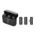 Gigapack bluetooth mikrofon 2db (type-c, lavalier csíptethető, zajszűrő + töltőtok) fekete