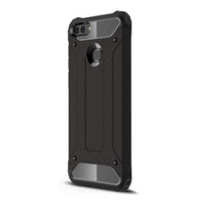 Gigapack Defender Honor 7x műanyag telefonvédő (közepesen ütésálló, légpárnás sarok, fémhatás, fekete) tok és táska