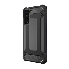Gigapack Defender műanyag telefonvédő (közepesen ütésálló, légpárnás sarok, szilikon belső, fémhatás) fekete gp-104227 tok és táska