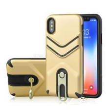 Gigapack Defender műanyag telefonvédő (ütésállóság, gumírozott, fém kitámasztó) ARANY (GP-80119) tok és táska