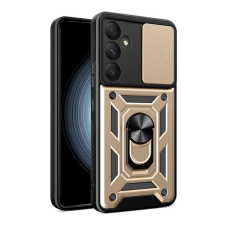 Gigapack Defender műanyag telefonvédő (ütésállóság, szilikon belső, tartógyűrű, kameravédő) ARANY Samsung Galaxy A55 5G (SM-A556) tok és táska