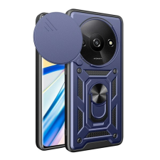 Gigapack Defender műanyag telefonvédő (ütésállóság, szilikon belső, tartógyűrű, kameravédő) SÖTÉTKÉK Xiaomi Redmi A3 tok és táska