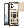 Gigapack Defender szilikon telefonvédő tartógyűrűvel kameravédővel Honor 600 / 600 Pro arany GP-188657
