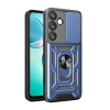 Gigapack Defender szilikon telefonvédő tartógyűrűvel kameravédővel Samsung A57 5G sötétkék GP-182776