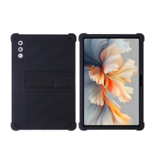 Gigapack Defender szilikon telefonvédő (ütésállóság, kitámasztó) FEKETE Lenovo Yoga Tab Plus (TB520FU) tok és táska