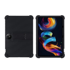 Gigapack Defender szilikon telefonvédő (ütésállóság, kitámasztó) FEKETE TCL NxtPaper 11 Plus tok és táska