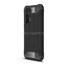 Gigapack Defender szilikon telefonvédő (ütésállóság, légpárnás sarok, fémhatás) FEKETE (GP-93322) tok és táska