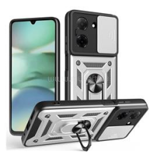 Gigapack Defender szilikon telefonvédő (ütésállóság, tartógyűrű, kameravédő) EZÜST (GP-170068) tok és táska