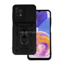 Gigapack Defender szilikon telefonvédő (ütésállóság, tartógyűrű, kameravédő) FEKETE (GP-130069) tok és táska