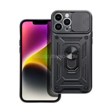Gigapack Defender szilikon telefonvédő (ütésállóság, tartógyűrű, kameravédő) FEKETE (GP-144784) tok és táska