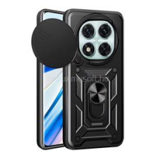 Gigapack Defender szilikon telefonvédő (ütésállóság, tartógyűrű, kameravédő) FEKETE (GP-166606) tok és táska