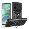 Gigapack Defender szilikon telefonvédő (ütésállóság, tartógyűrű, kameravédő) FEKETE Xiaomi Redmi A5 4G
