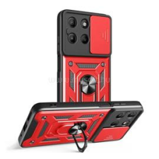 Gigapack Defender szilikon telefonvédő (ütésállóság, tartógyűrű, kameravédő) PIROS (GP-166207) tok és táska