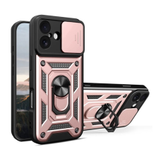 Gigapack Defender szilikon telefonvédő (ütésállóság, tartógyűrű, kameravédő) ROZÉARANY Apple iPhone 17 tok és táska