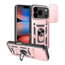 Gigapack Defender szilikon telefonvédő (ütésállóság, tartógyűrű, kameravédő) ROZÉARANY Apple iPhone 17 Pro Max tok és táska