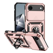 Gigapack Defender szilikon telefonvédő (ütésállóság, tartógyűrű, kameravédő) ROZÉARANY (GP-173279) tok és táska