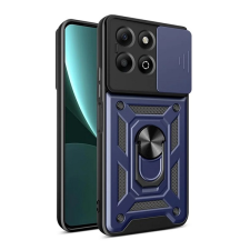 Gigapack Defender szilikon telefonvédő (ütésállóság, tartógyűrű, kameravédő) SÖTÉTKÉK Honor X6b tok és táska