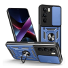 Gigapack Defender szilikon telefonvédő (ütésállóság, tartógyűrű, kameravédő) SÖTÉTKÉK Realme C75 4G
