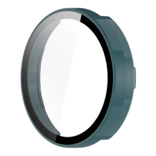 Gigapack Garmin Lily 2 műanyag keret (bumper, ütésállóság + kijelzővédő üveg) sötétzöld okosóra kellék
