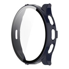 Gigapack Garmin Venu 3S műanyag keret (bumper, ütésállóság + kijelzővédő üveg) sötétkék okosóra kellék