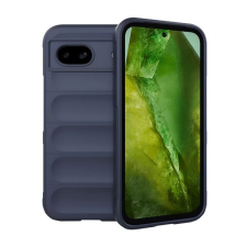 Gigapack Google Pixel 8a szilikon telefonvédő (ütésállóság, kameravédő, 3d) sötétkék mobiltelefon kellék