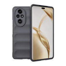 Gigapack Honor 200 Pro szilikon telefonvédő (ütésállóság, kameravédő, 3d) sötétszürke mobiltelefon kellék
