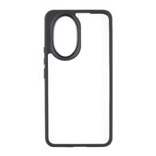 Gigapack Honor 200  szilikon telefonvédő (ütésállóság, átlátszó hátlap) fekete mobiltelefon kellék