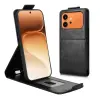 Gigapack Honor 600 / 600 Pro tok álló bőr hatású flip lefelé nyíló fekete GP-187253