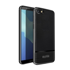 Gigapack Honor 7S szilikon telefonvédő (közepesen ütésálló, szálcsiszolt) fekete tok és táska