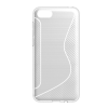 Gigapack Honor 7S szilikon telefonvédő (S-line, karbon minta, átlátszó)