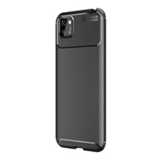 Gigapack Honor 9S Szilikon telefonvédő (légpárnás sarok, karbon minta, fekete) tok és táska