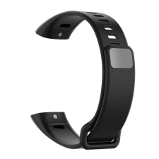Gigapack Honor Band 2 Pro pótszíj (egyedi méret, szilikon, állítható) fekete okosóra kellék