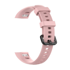 Gigapack Honor Band 4 pótszíj (egyedi méret, szilikon, állítható) rózsaszín okosóra kellék